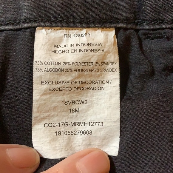 Riders by Lee Midrise Curvy Bootcut very good condition Sz 18M dark gray - Picture 6 of 7